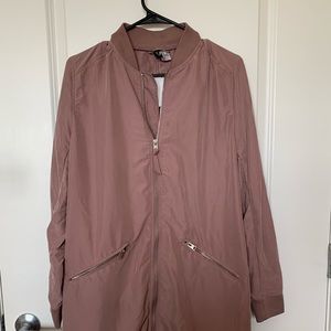 PERFECT FOR SPRING 🌸 H&M Mauve Longline Jacket
